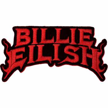 Merch Billie Eilish: Nášivka Flame Red