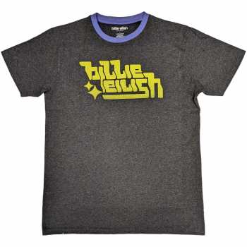 Merch Billie Eilish: Ringer Tričko Neon Green Logo Billie Eilish