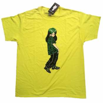 Merch Billie Eilish: Tričko Anime Billie  L