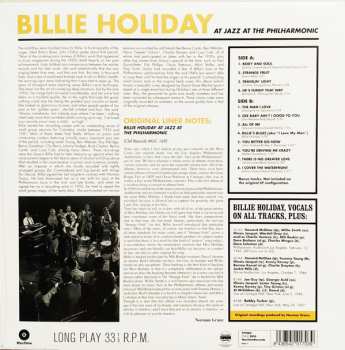 LP Billie Holiday: At Jazz At The Philharmonic LTD