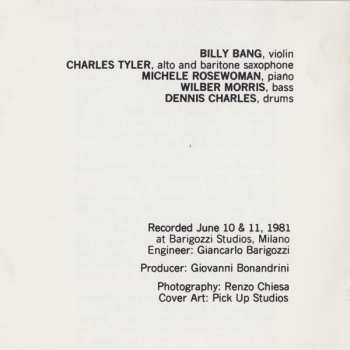 CD Billy Bang Quintet: Rainbow Gladiator