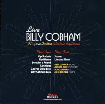 2CD John Scofield: Live 1975 From Dallas Electric Ballroom
