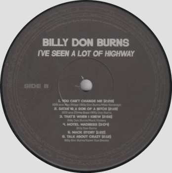 LP Billy Don Burns: I've Seen A Lot Of Highway