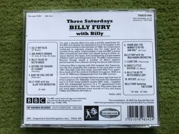 CD Billy Fury:  Three Saturdays With Billy