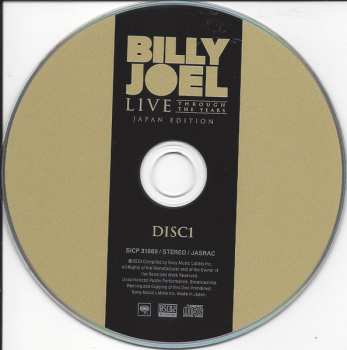 2CD Billy Joel: Live Through The Years (Japan Edition) = ビリー・ザ・ベスト:ライヴ!