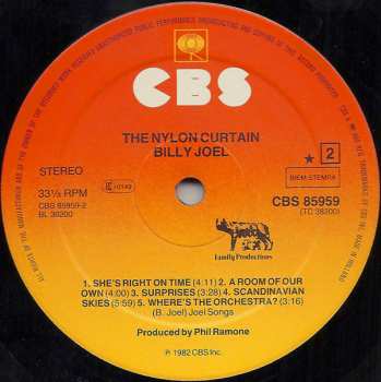 LP Billy Joel: The Nylon Curtain