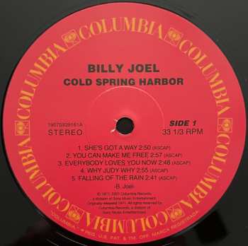 9LP/Box Set Billy Joel: The Vinyl Collection, Vol. 1