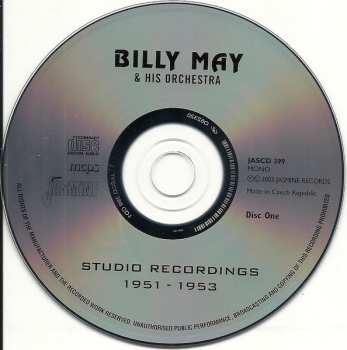 2CD Billy May And His Orchestra: Studio Recordings 1951-1953