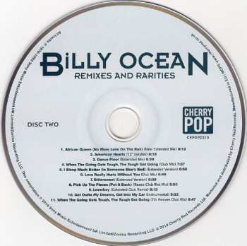 2CD Billy Ocean: Remixes And Rarities