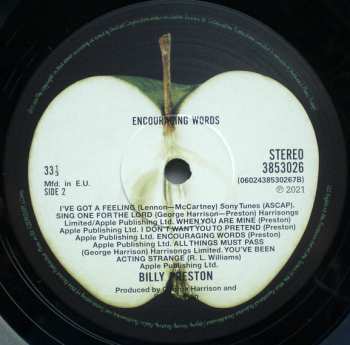 LP Billy Preston: Encouraging Words LTD