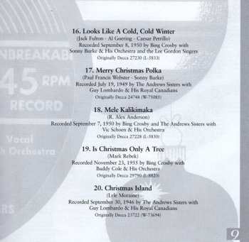 CD Bing Crosby: A Merry Christmas With Bing Crosby & The Andrews Sisters