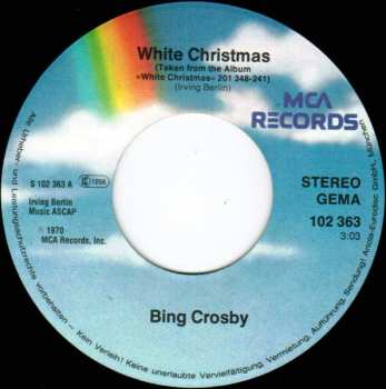 SP Bing Crosby: White Christmas / Jingle Bells