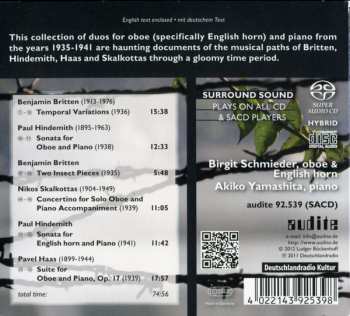SACD Birgit Schmieder: Temporal Variations: Music For Oboe And Piano Between 1935 And 1941