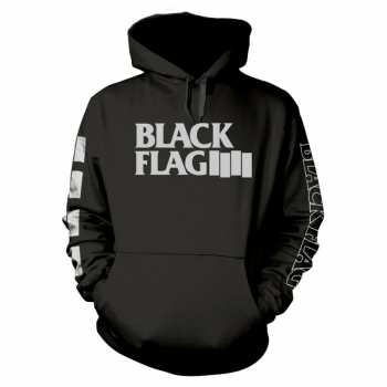 Merch Black Flag: Mikina S Kapucňou Logo Black Flag