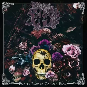 Purple Flower - Garden Black