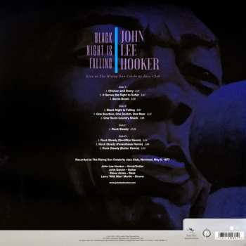 2LP John Lee Hooker: Black Night Is Falling (Live At The Rising Sun Celebrity Jazz Club)
