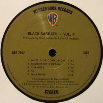 LP Black Sabbath: Black Sabbath Vol 4