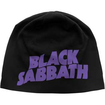 Merch Black Sabbath: Čapica Purple Logo Black Sabbath Jd Print