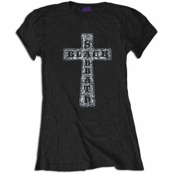 Merch Black Sabbath: Dámske Tričko Cross 