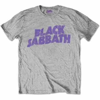 Merch Black Sabbath: Detské tričko Wavy Logo Black Sabbath 