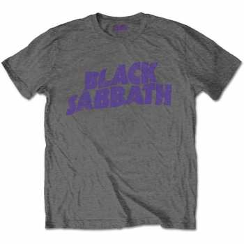 Merch Black Sabbath: Detské tričko Wavy Logo Black Sabbath 