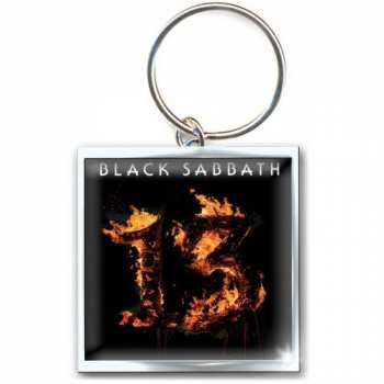 Merch Black Sabbath: Kľúčenka 13 