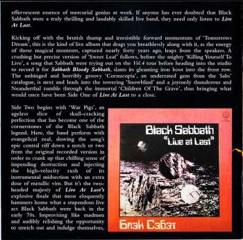 CD Black Sabbath: Live At Last