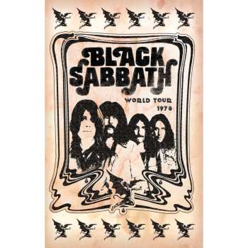 Merch Black Sabbath: Textilný plagát World Tour 1978