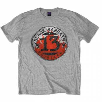 Merch Black Sabbath: Tričko 13 Flame Circle 