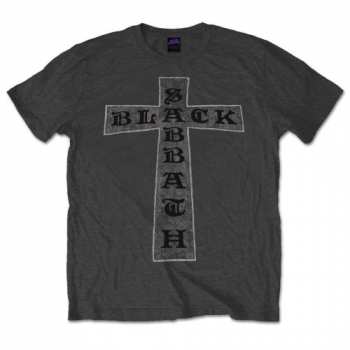 Merch Black Sabbath: Tričko Cross  S