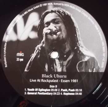 2LP Black Uhuru: Live At Rockpalast - Essen 1981