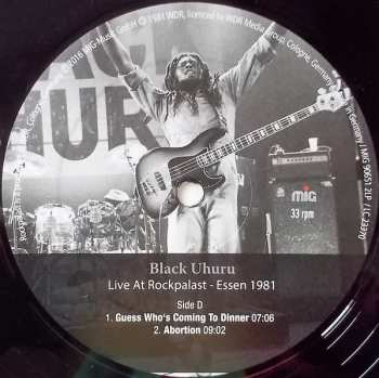 2LP Black Uhuru: Live At Rockpalast - Essen 1981