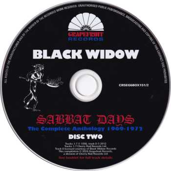 6CD/Box Set Black Widow: Sabbat Days (The Complete Anthology 1969-1972)
