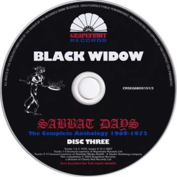 6CD/Box Set Black Widow: Sabbat Days (The Complete Anthology 1969-1972)