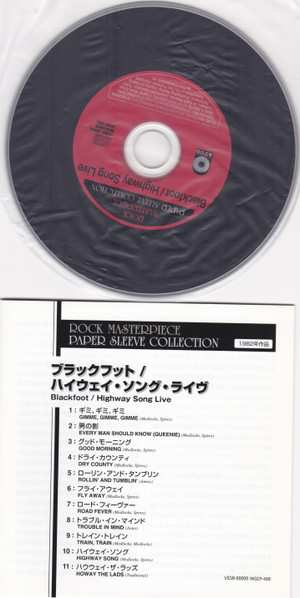 CD Blackfoot: Highway Song Live LTD