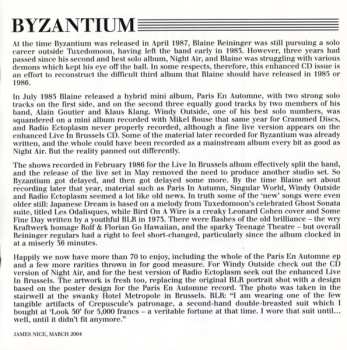 CD Blaine L. Reininger: Byzantium