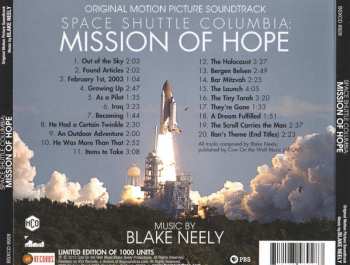 CD Blake Neely: Space Shuttle Columbia: Mission Of Hope (Original Motion Picture Soundtrack) LTD