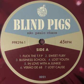 LP Blind Pigs: São Paulo Chaos LTD | CLR