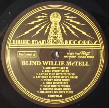 LP Blind Willie McTell: Complete Recorded Works In Chronological Order Volume 4