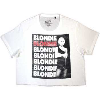 Merch Blondie: Dámske Crop Top Stacked Logo Blondie