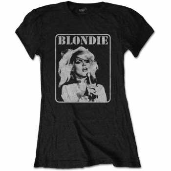 Merch Blondie: Dámske Tričko Presente Plagát 