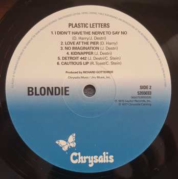 LP Blondie: Plastic Letters