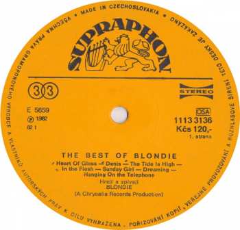 LP Blondie: The Best Of Blondie