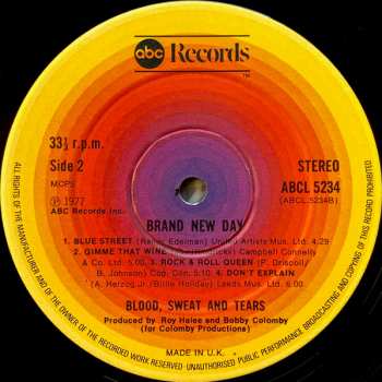 LP Blood, Sweat And Tears: Brand New Day