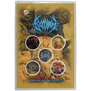 Merch Bloodbath: Súprava Odznakov Survival Of The Sickest