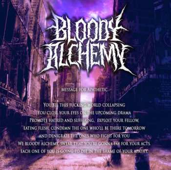 CD Bloody Alchemy: Reign of Apathy