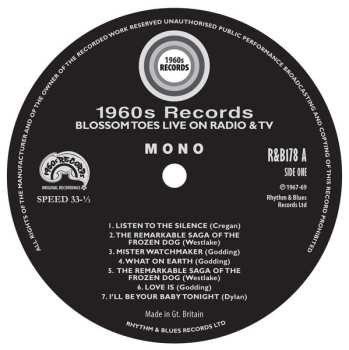 LP Blossom Toes: Live On Radio & TV