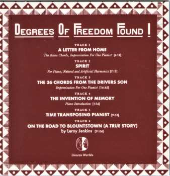 6CD/Box Set "Blue" Gene Tyranny: Degrees Of Freedom Found