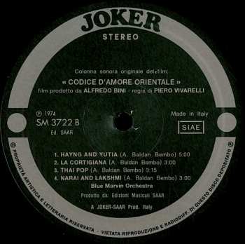 LP/CD Blue Marvin Orchestra: Codice D'Amore Orientale (Colonna Sonora Originale Del Film)
