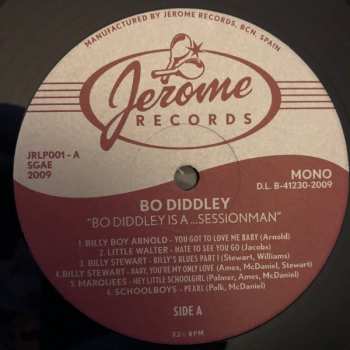 LP Bo Diddley: Bo Diddley Is A... Session Man - Studio Work 1955-1957